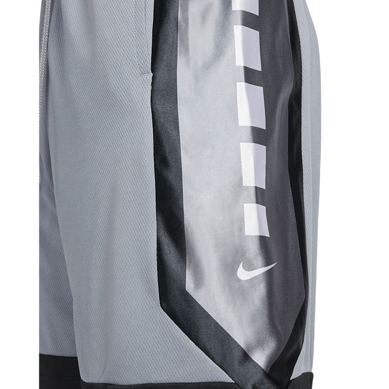Nike Dri-fit Elite Basketball Short - Men's - Cool Grey / Black / White.jpg
