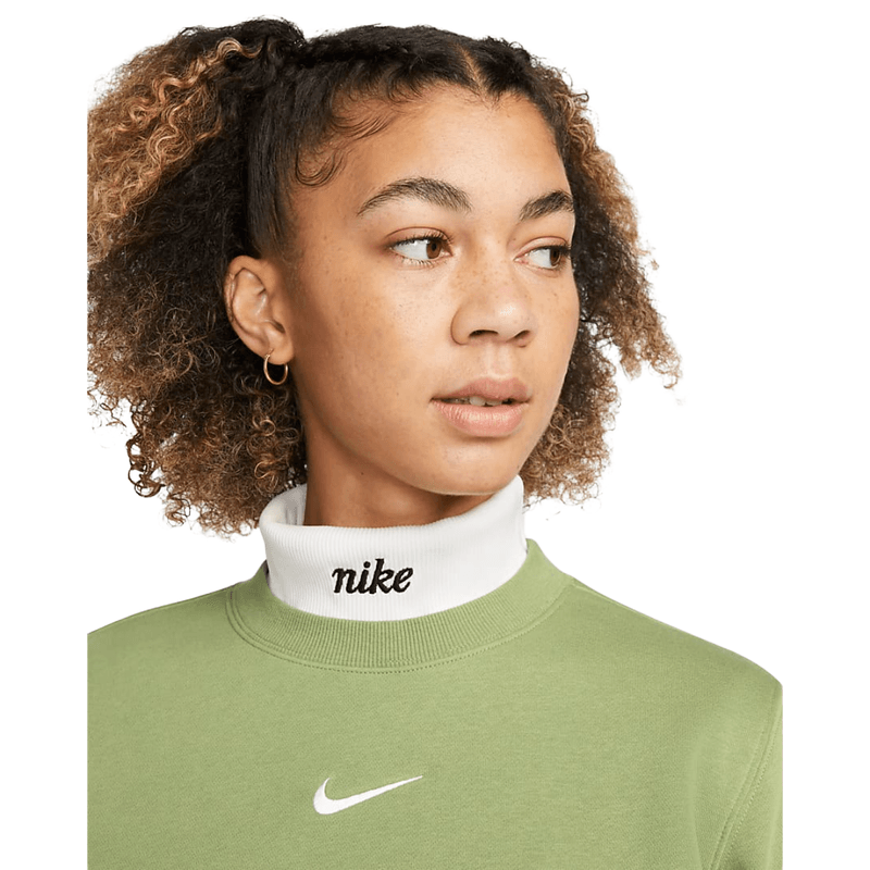 Sweat NIKE W Phoenix Fleece Crewneck Preto de Mulher