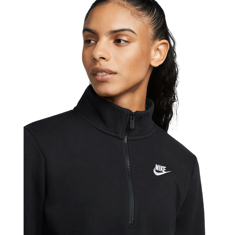 Nike-Sportswear-Club-Fleece-Half-Zip-Sweatshirt---Women-s---Black---White.jpg