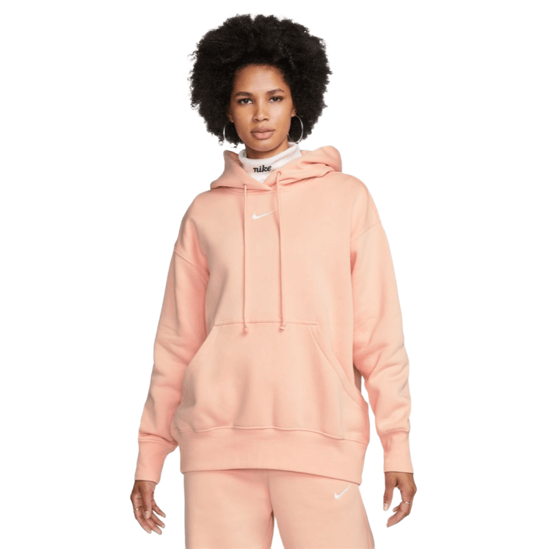 Nike Women's Phoenix Fleece Oversized Hoodie - Baroque Brown