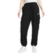 Nike Sportswear Club Fleece Mid-Rise Oversized Cargo Sweatpant - Women's - Black / White.jpg