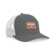 Marucci Established Rubber Patch Snapback Hat - Gray / White.jpg
