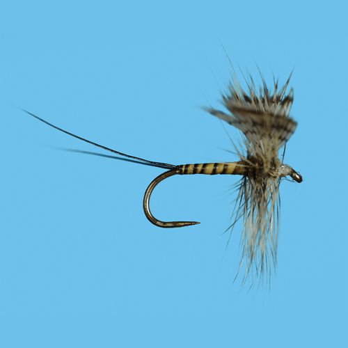 Solitude Fly Solitude Green Drake Hackled Spinner Fly (12 Count)