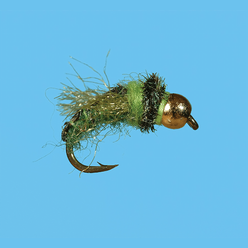 Solitude Fly Bead Head Peacock Nymph Fly (12 Count)