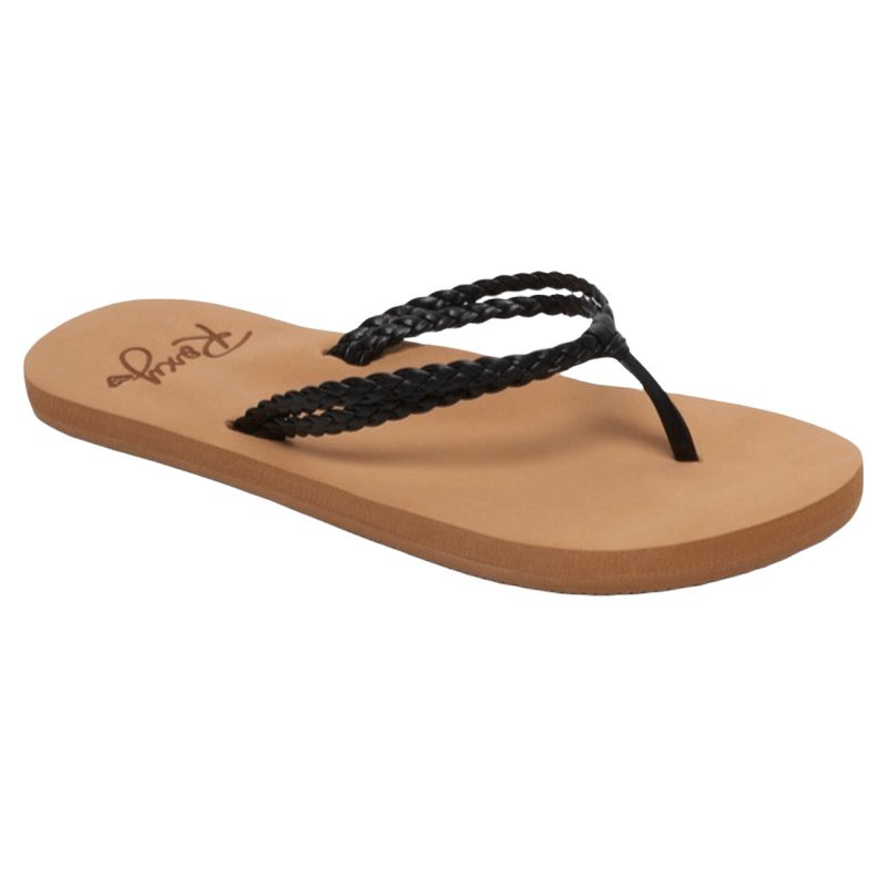 Roxy braided clearance flip flops