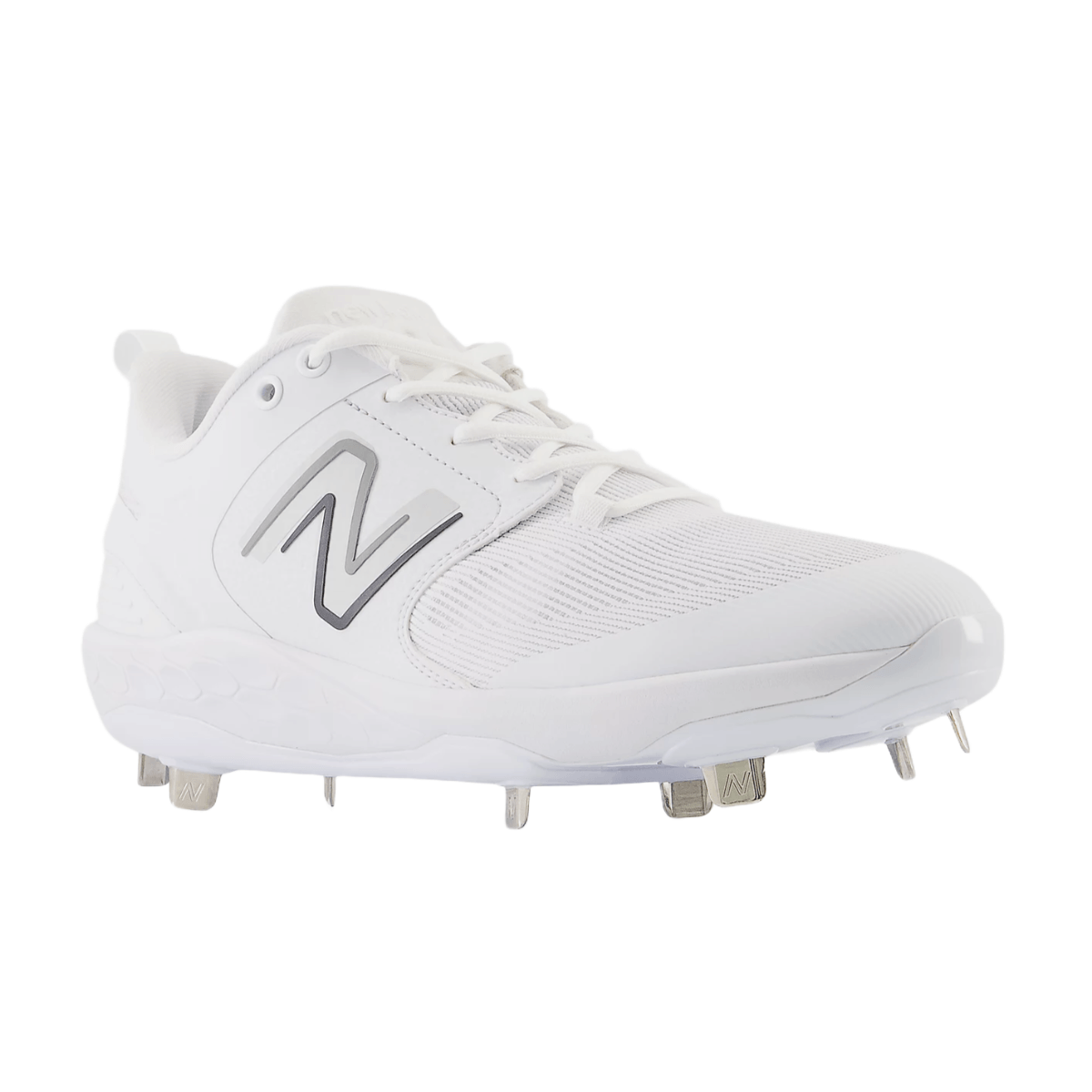 New Balance Men's Fresh Foam 3000 V6 Molded Baseball Cleats, 10 / Grey/White