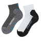 Salomon Speedcross Running Ankle Sock (2 Pack) - Quiet Shade/Crystal Blue.jpg
