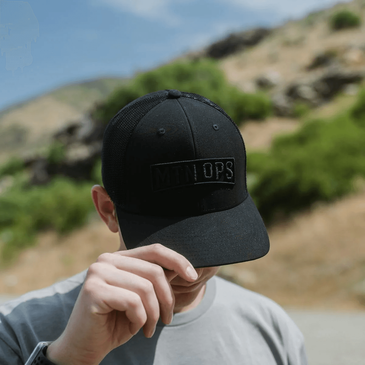 Mtn Ops Drip Hat Mid Height / Black