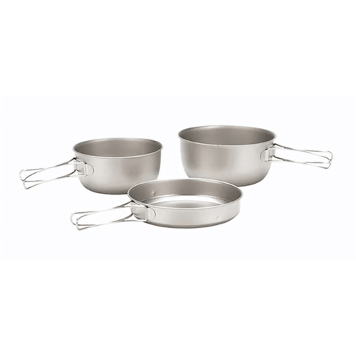 Snow Peak 3 Piece Titanium Cookset