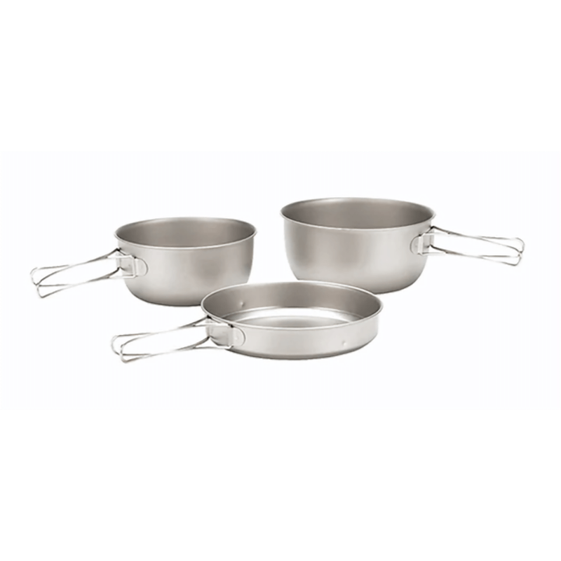 Snow Peak Titanium Cookware (3-Piece)