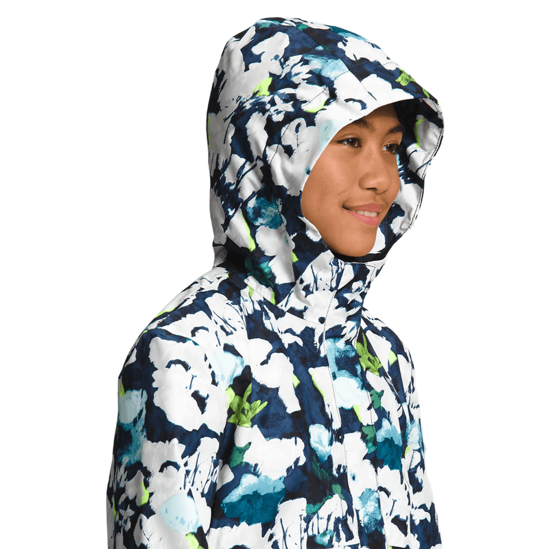 The North Face Antora Rain Hoodie - Women's M Summit Navy - Summit Navy Abstract Floral Print