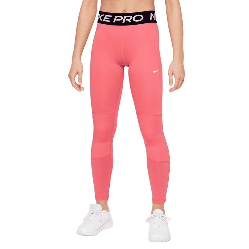 Nike Pro Girls Pink Training Tights - Ready to Order Online!