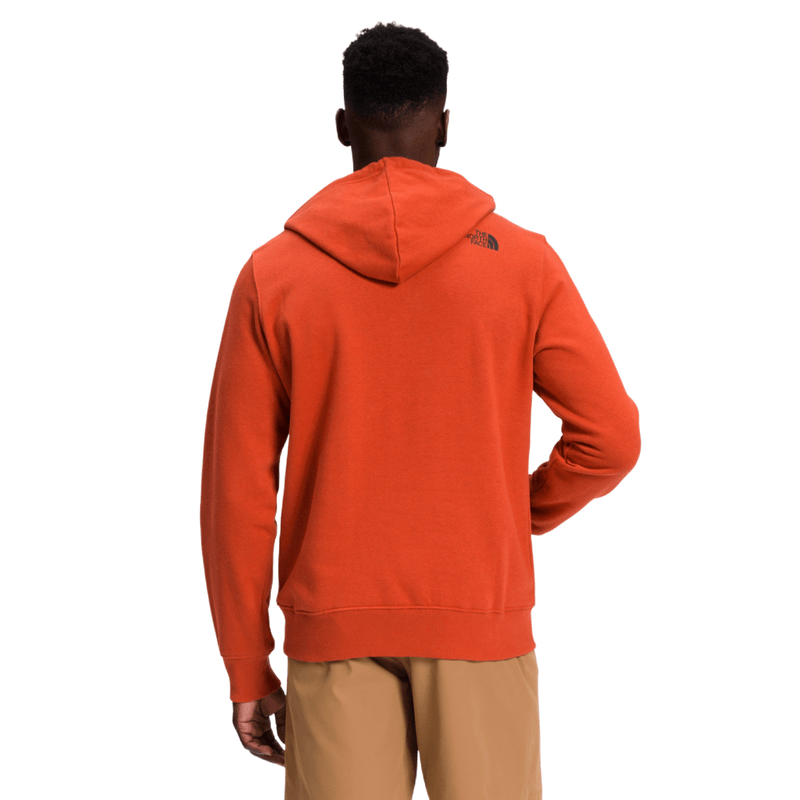 The north face online orange hoodie