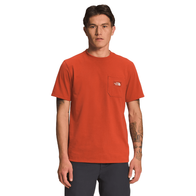 The North Face Men's SS Heritage Patch Pocket Tee - Rusted Bronze XL
