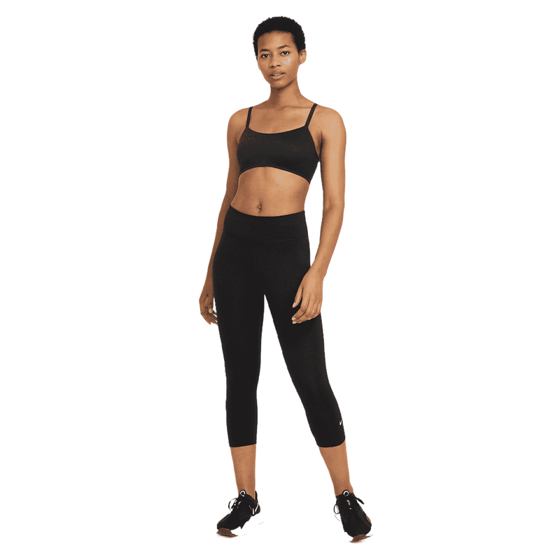 Nike One Rainbow Ladder Mid-rise 7/8 Leggings in Black