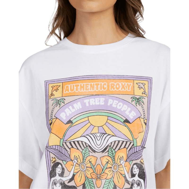 Roxy Sweet Sunshine Oversized T-Shirt - Women's Bright White S