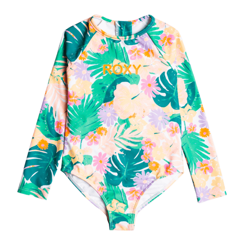 Roxy Paradisiac Island Long Sleeve One Piece Swimsuit - Girls'