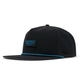 Melin Coronado Brick Hydro Performance Snapback Hat - Black / Electric Blue.jpg