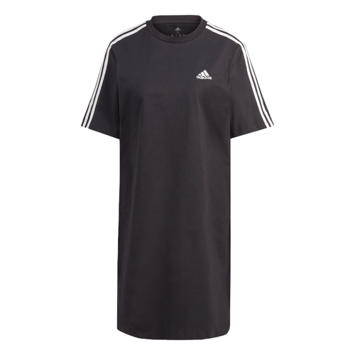 adidas Essentials 3-Stripes Single Jersey Boyfriend Tee Dress
 - Women's