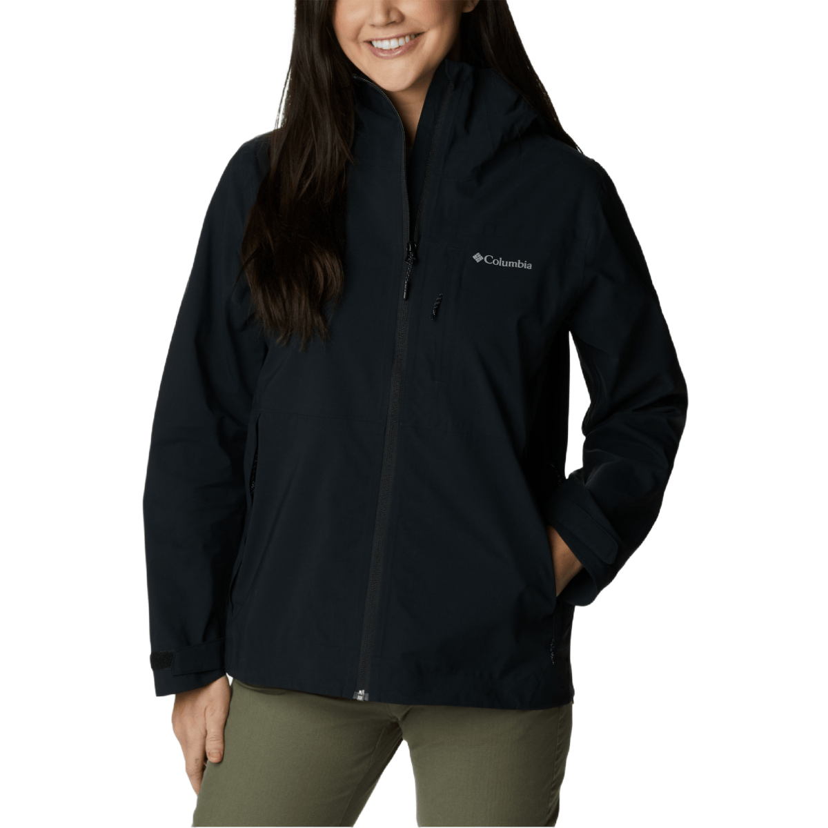 Columbia Omni Tech Ampli Dry Shell Jacket Women s Black M