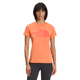 The North Face Short Sleeve Half Dome Tri-Blend T-Shirt - Women's - Dusty Coral Orange Heather.jpg