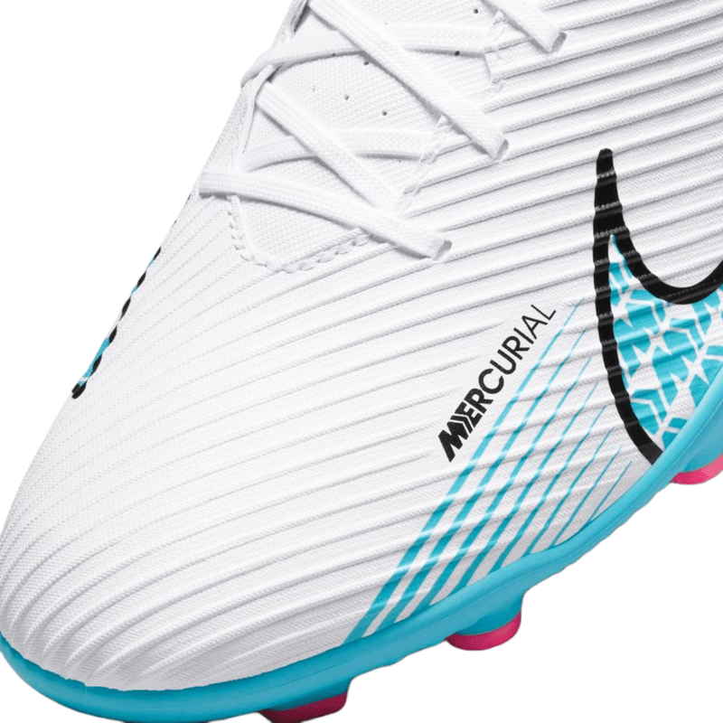 Nike Jr. Mercurial Vapor 15 Club FG/MG - WHITE/BALTIC BLUE-PINK