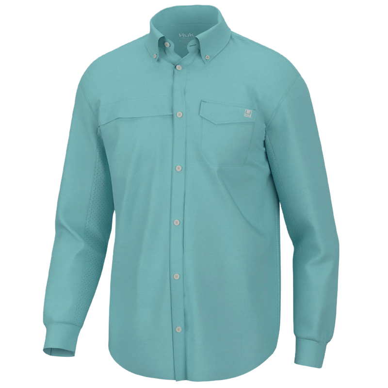 Huk Button-Front Button-Front Shirts for Men