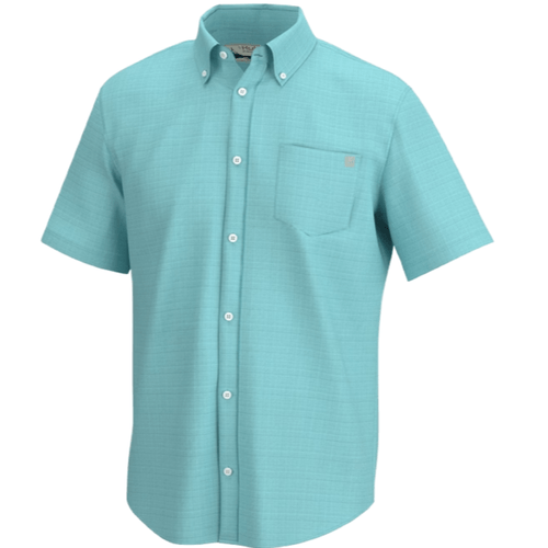 Huk Kona Cross Dye Short Sleeve Shirt  - Men's