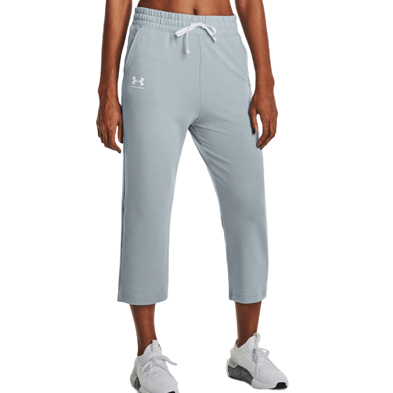 Under Armour Women's Rival Terry Flare Cropped Pants