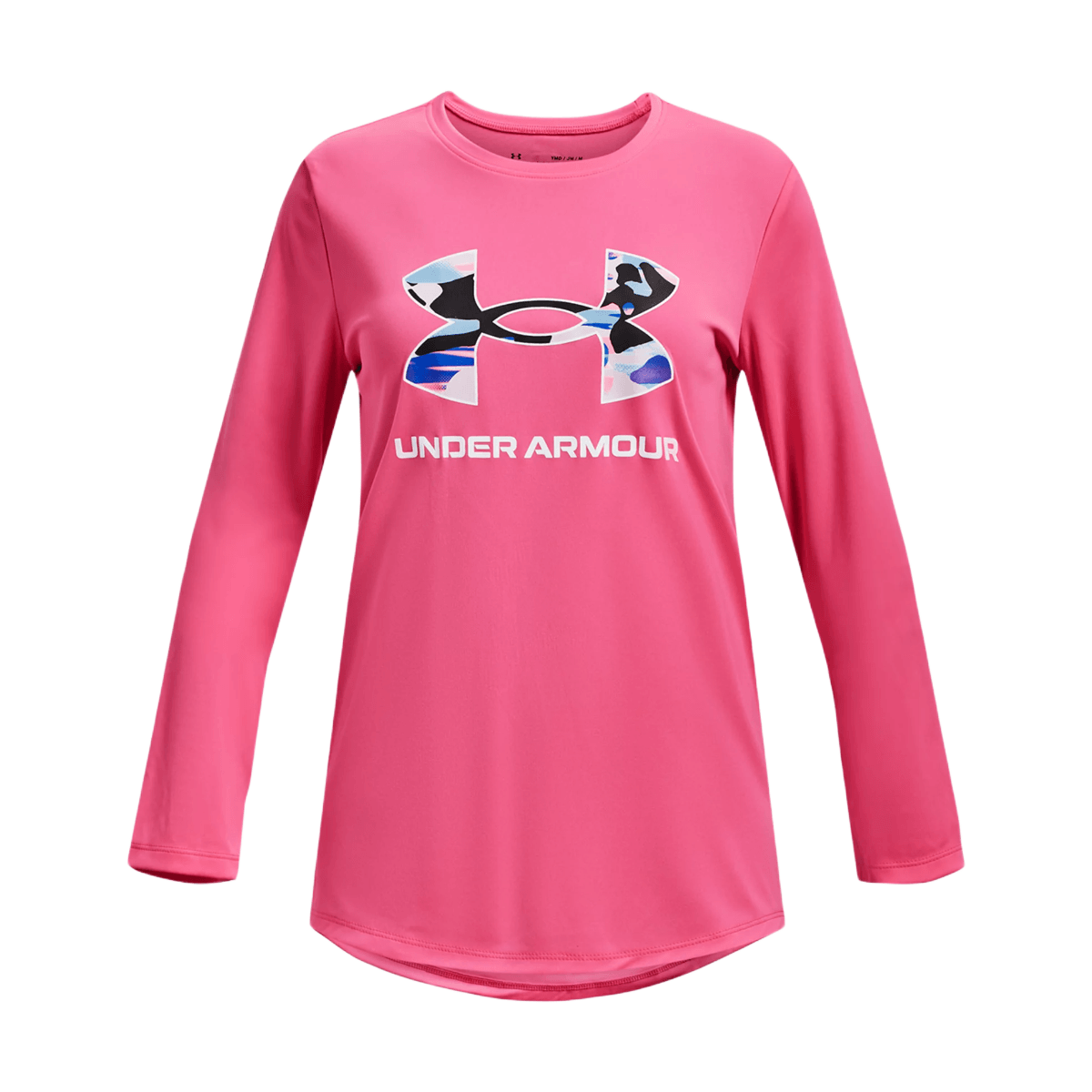 Under Armour Tech Big Logo Print Fill Long-Sleeve - Girls'