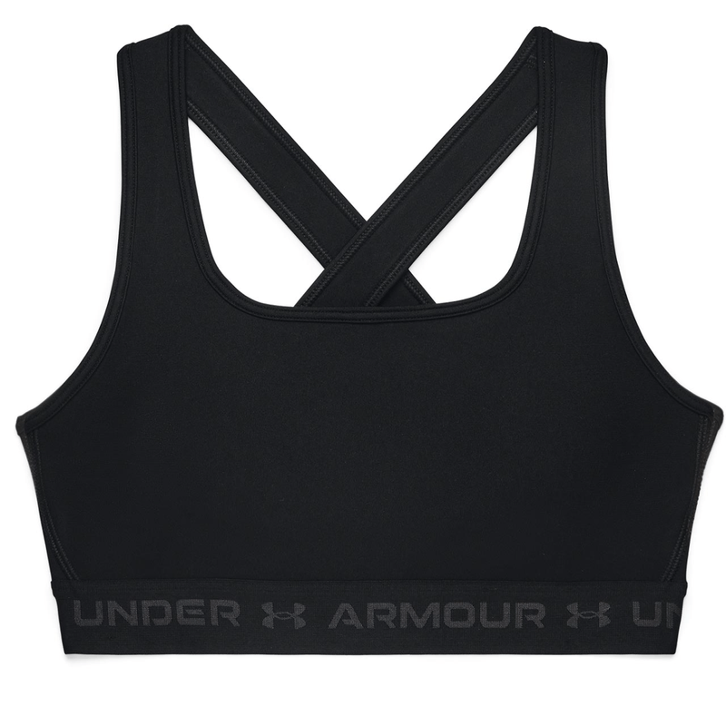 Bras Under Armour W Crossback Mid Bra Black/ Jet Gray