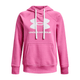 Under Armour Rival Fleece Logo Hoodie - Women's - Pink Edge / White / White.jpg