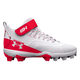 Under Armour Harper 7 Mid Rm Baseball Cleat - Boys' Youth - Red / White / Red.jpg