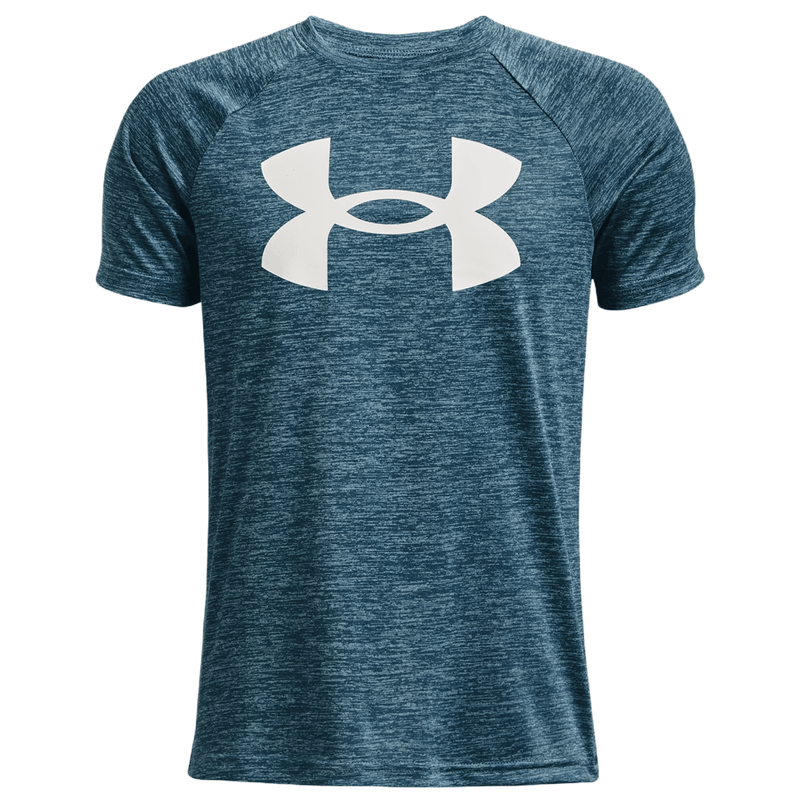 Boys' UA Tech™ Twist Short Sleeve - Gray by Under Armour – CoCo