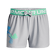 Under Armour Play Up Graphic Logo Short - Girls' - Mod Gray / Green Breeze / White.jpg