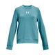 Under Armour Rival Terry Crew - Girls' - Glacier Blue / White.jpg