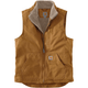 Carhartt Loose Fit Washed Duck Sherpa-lined Mock-Neck Vest - Men's - CARHARTT BRWON.jpg