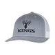 KINGS KING'S LOGO HAT - Heather Grey / White.jpg