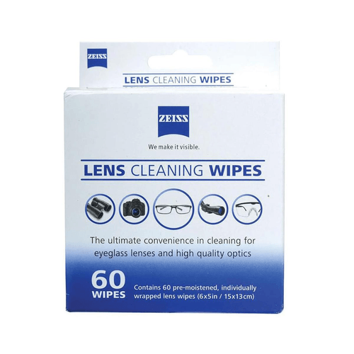 Zeiss Lens Wipes (60 Pack)