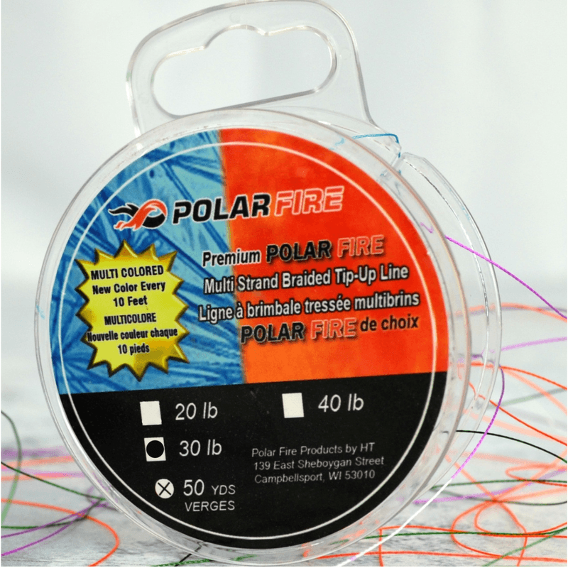 HT Enterprises Multi-Colored 30# Test Braided Line 50 yards per