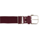 Champro Leather Tab Baseball Belt - Maroon.jpg