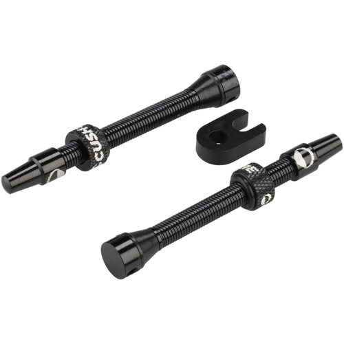 Quality Bicycle Cushcore 55mm Air Valve Set Black