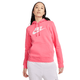 Nike Sportswear Club Fleece Logo Pullover Hoodie - Women's - Sea Coral / White.jpg