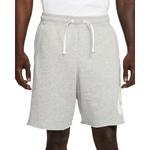 Nike-Club-Alumni-French-Terry-Short---Men-s---Dark-Grey-Heather---White---White
