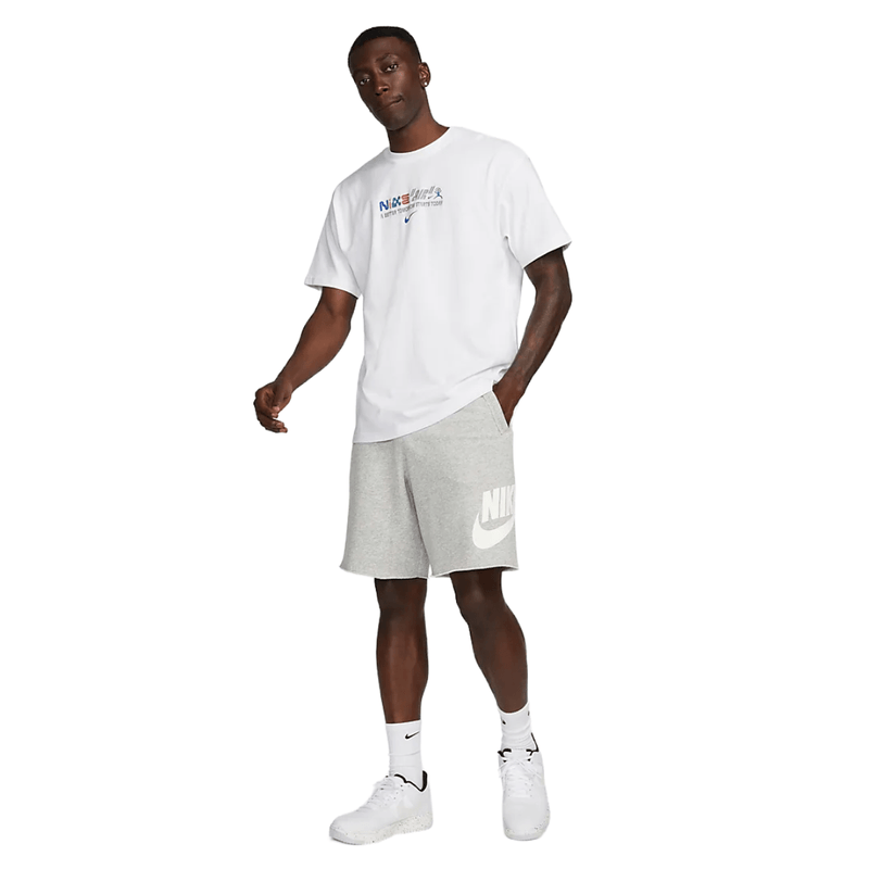 Nike-Club-Alumni-French-Terry-Short---Men-s---Dark-Grey-Heather---White---White