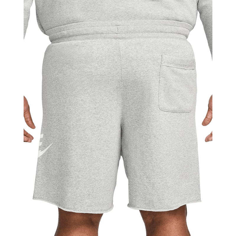 Nike-Club-Alumni-French-Terry-Short---Men-s---Dark-Grey-Heather---White---White