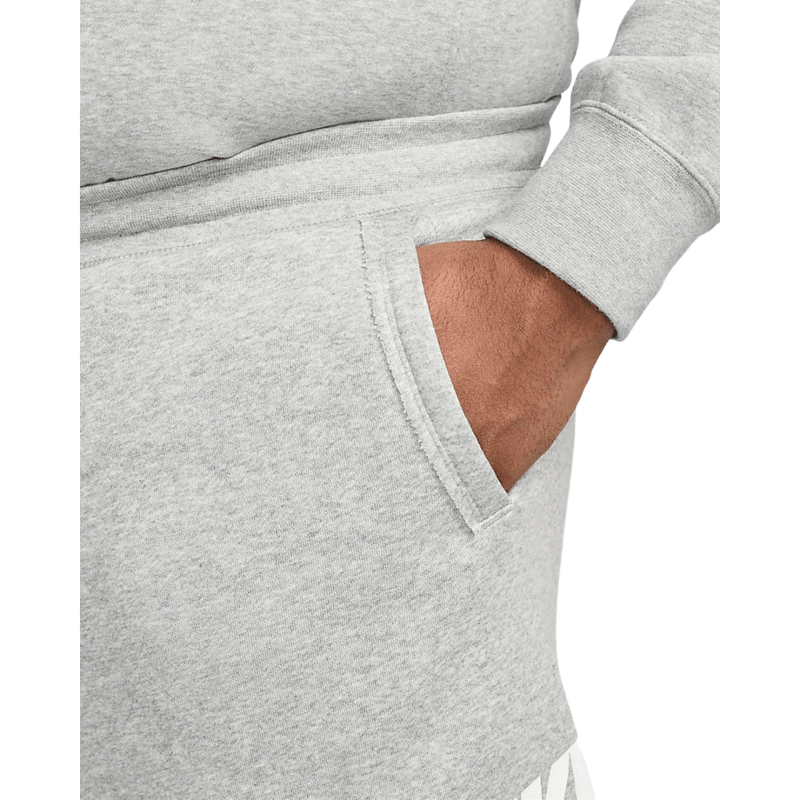 Nike-Club-Alumni-French-Terry-Short---Men-s---Dark-Grey-Heather---White---White