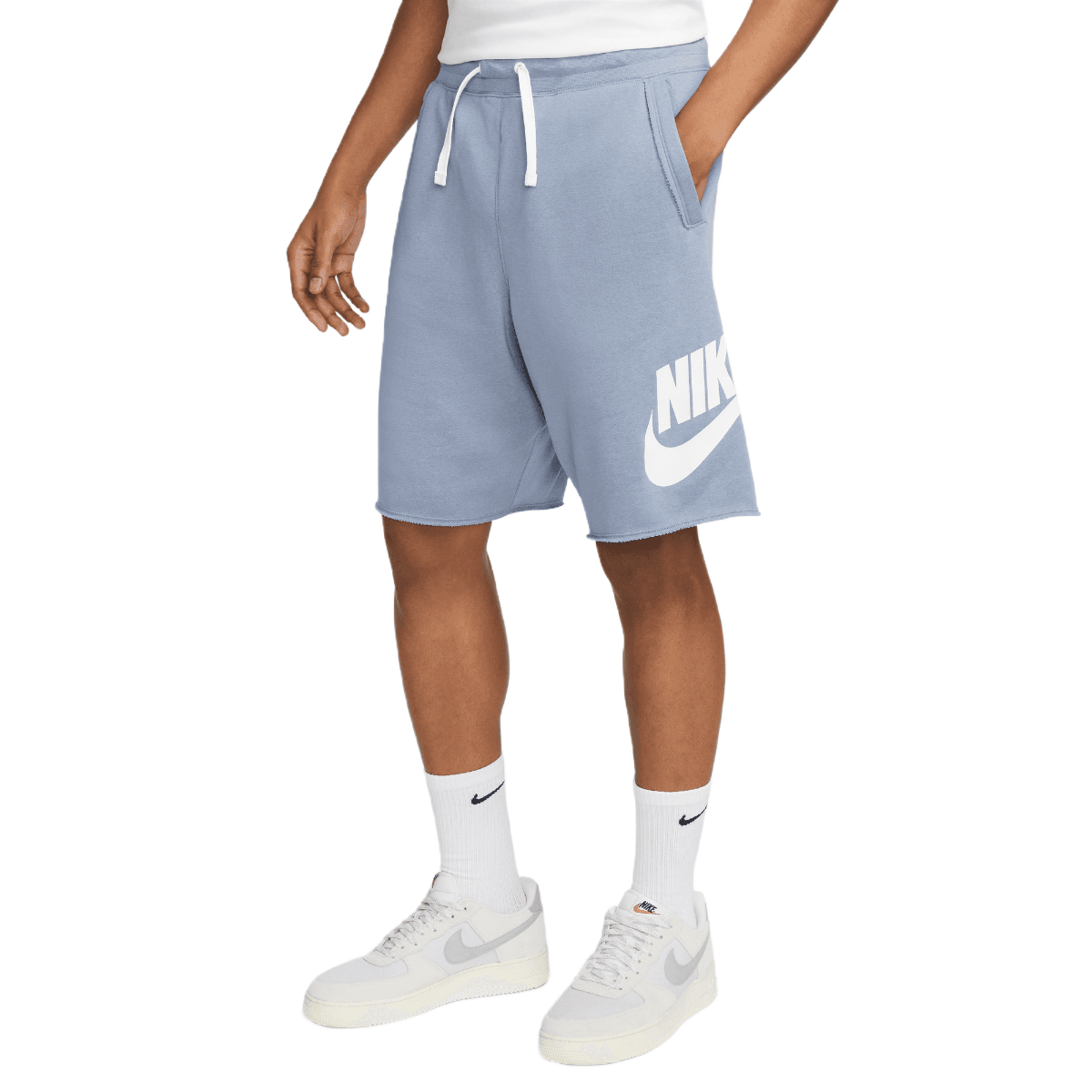 Nike Sportswear Alumni French Terry Shorts Purple AR2375-570 Men's Size  SMALL