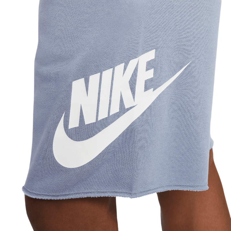 NA-C42 (Nike club alumni mens french terry shorts dark grey