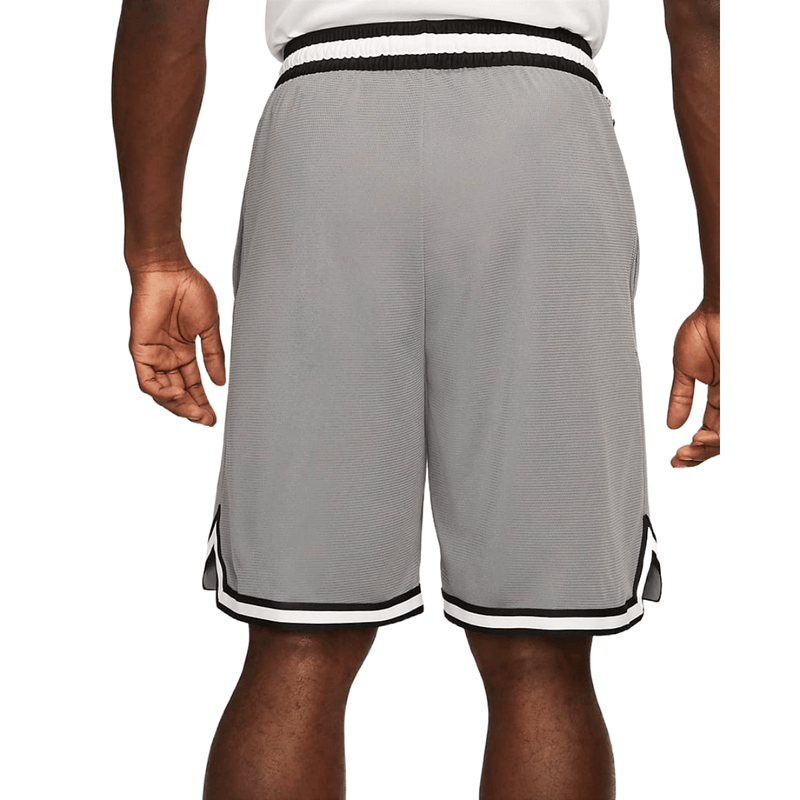 Nike Basketball Dri-FIT striped tank top in white and black